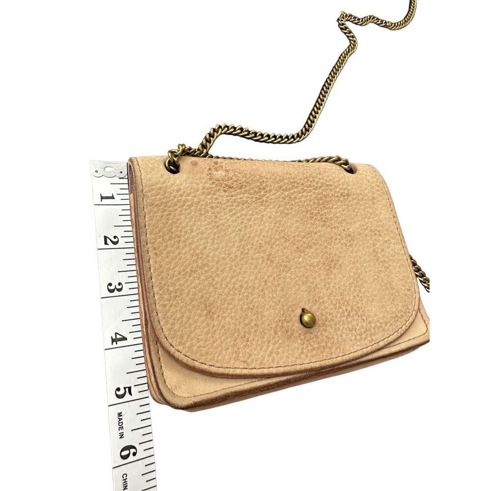 Madewell The Chain Cross Body Bag in Natural Buff Leather S - Picture 8 of 12